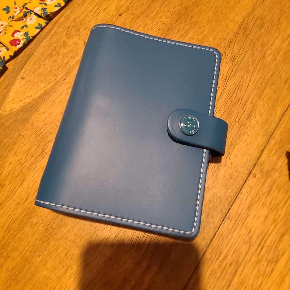 FILOFAX TEAL POCKET ORGANIZER